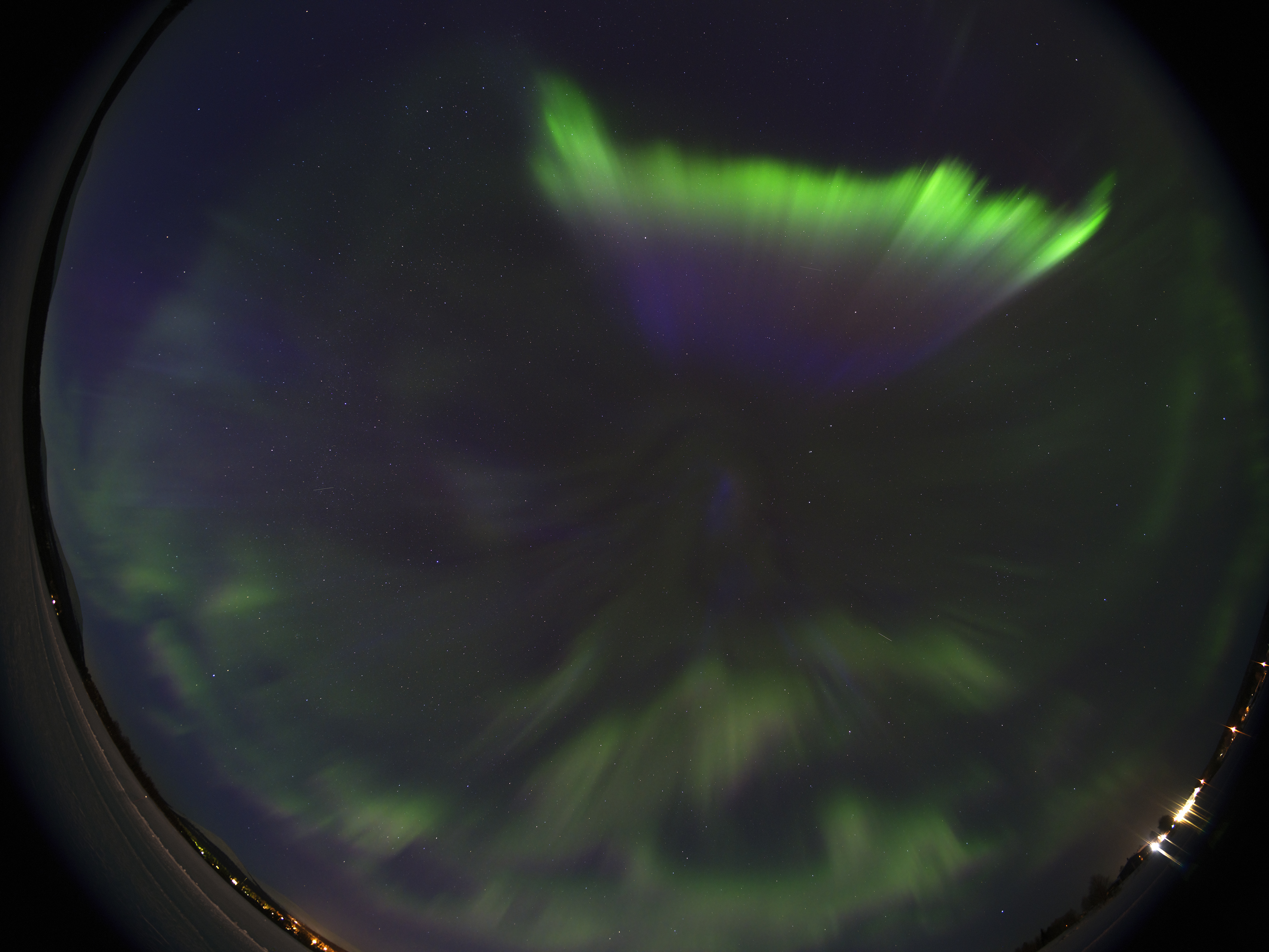 Fisheye-Aufnahme