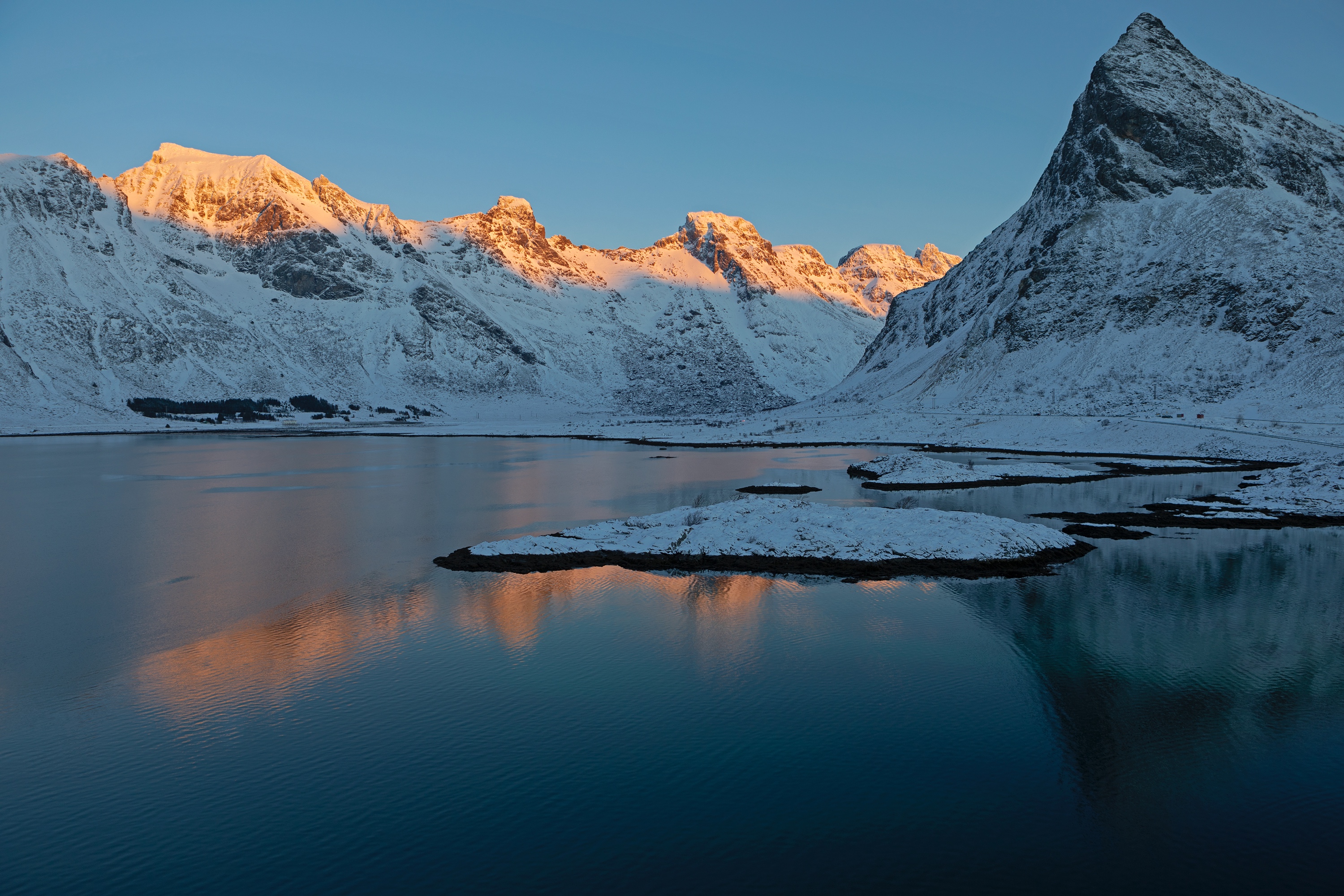 Lofoten bei Ramberg, Norwegen